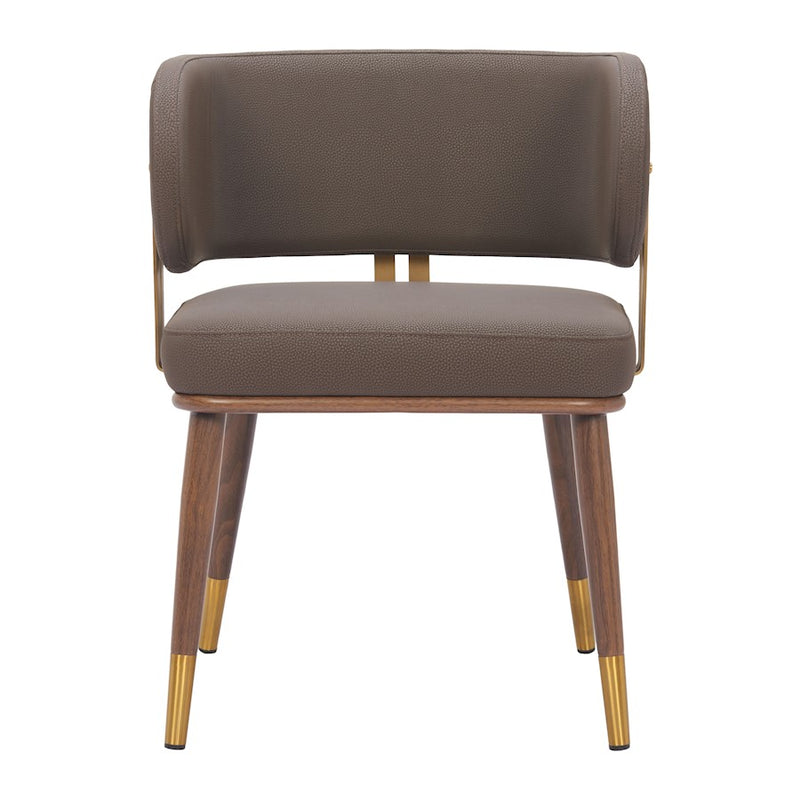 Zuo Modern Brew Dining Chair, Brown/Walnut