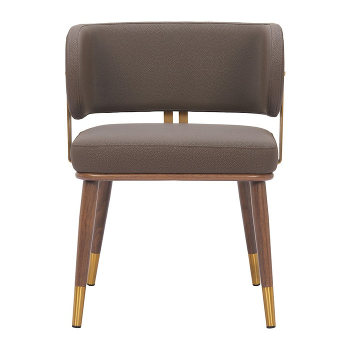 Zuo Modern Brew Dining Chair, Brown/Walnut