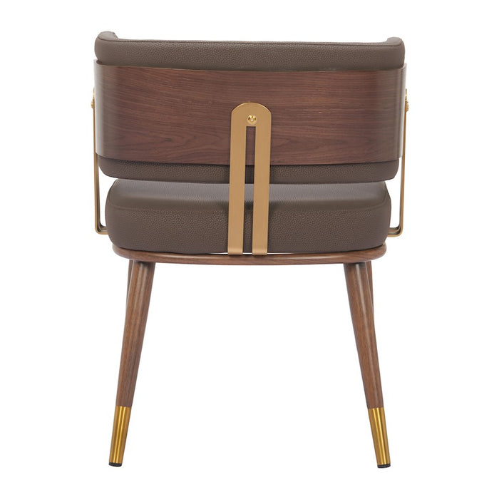 Zuo Modern Brew Dining Chair, Brown/Walnut