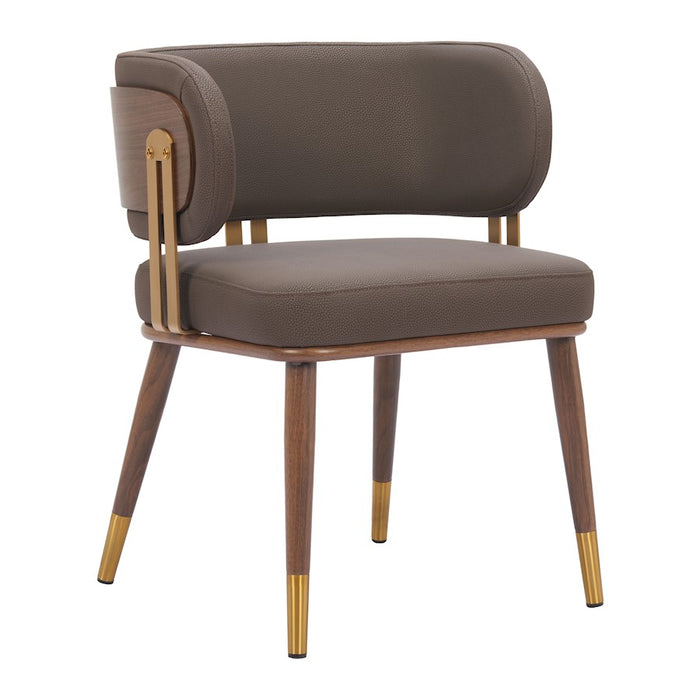Zuo Modern Brew Dining Chair, Brown/Walnut