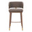 Zuo Modern Brew BarStool, Brown/Walnut