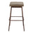 Zuo Modern Divat BarStool Set of 2, Taupe/Walnut