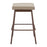 Zuo Modern Divat Counter Stool Set of 2, Beige/Walnut