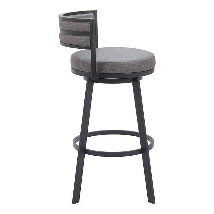 Zuo Modern Gimsby Swivel BarStool, Gray