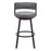 Zuo Modern Gimsby Swivel BarStool, Gray