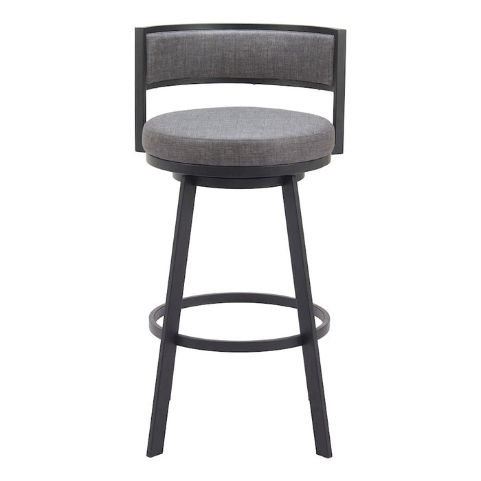 Zuo Modern Gimsby Swivel BarStool, Gray