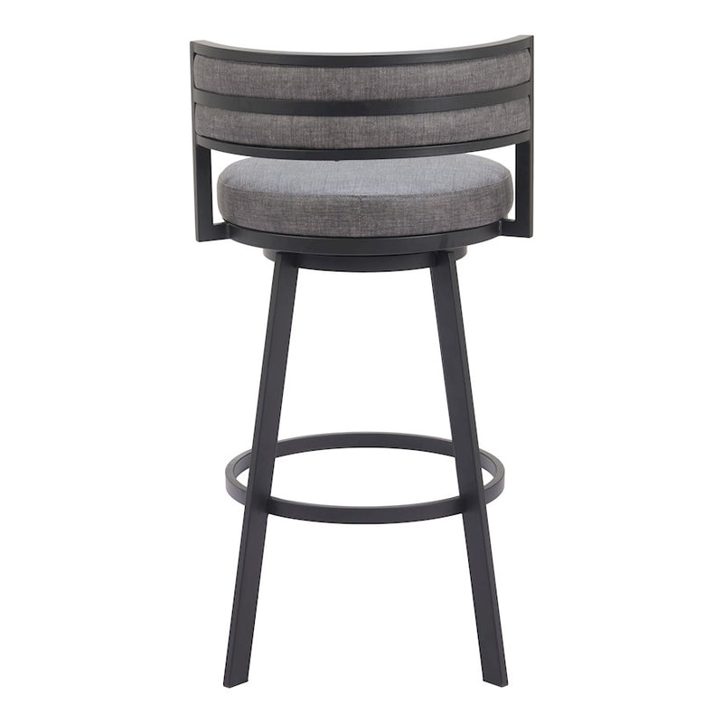 Zuo Modern Gimsby Swivel BarStool, Gray