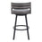 Zuo Modern Gimsby Swivel BarStool, Gray