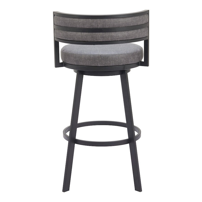 Zuo Modern Gimsby Swivel BarStool, Gray