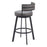 Zuo Modern Gimsby Swivel BarStool, Gray