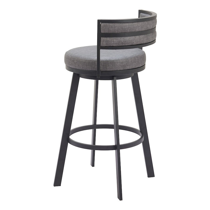 Zuo Modern Gimsby Swivel BarStool, Gray