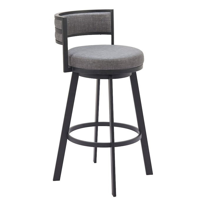 Zuo Modern Gimsby Swivel BarStool, Gray