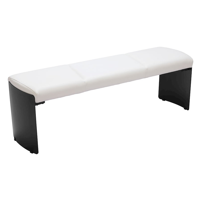 Zuo Modern Mur Bench, White - 110334