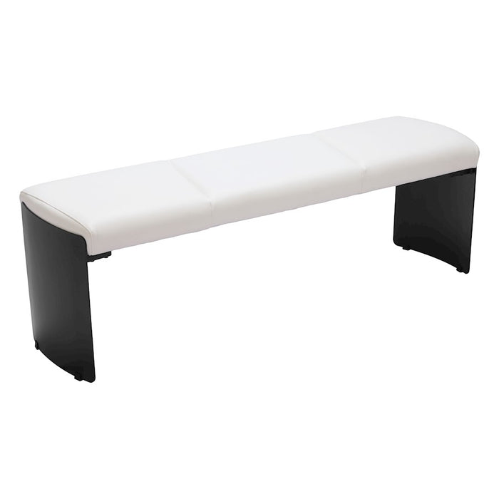 Zuo Modern Mur Bench, White