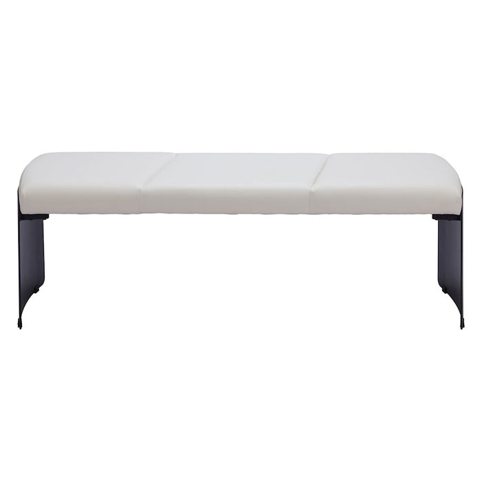Zuo Modern Mur Bench, White