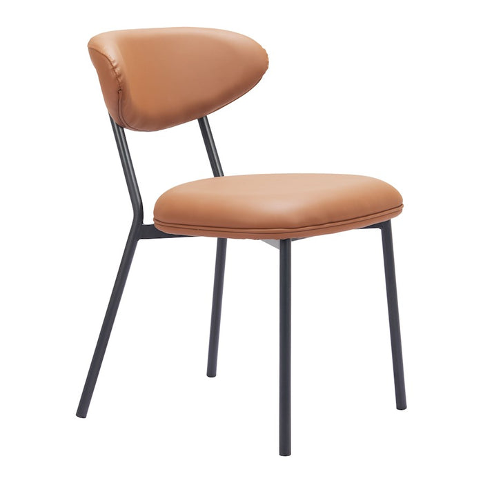 Zuo Modern Rorun Dining Chair Set of 4, Brown