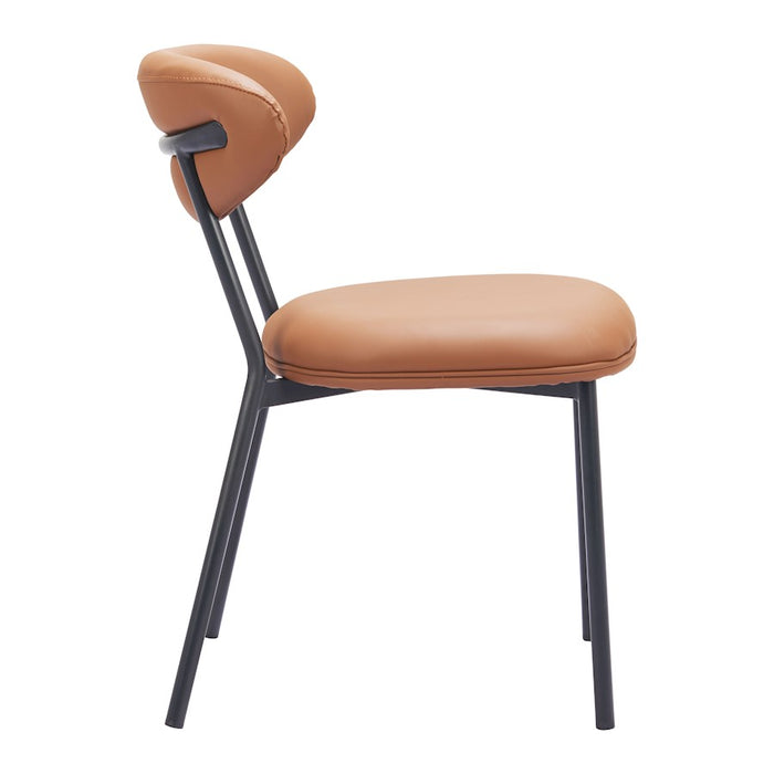 Zuo Modern Rorun Dining Chair Set of 4, Brown