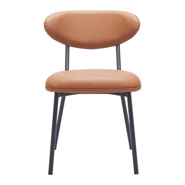 Zuo Modern Rorun Dining Chair Set of 4, Brown