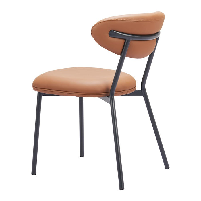 Zuo Modern Rorun Dining Chair Set of 4, Brown