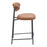 Zuo Modern Rorun Counter Stool Set of 2, Brown