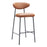 Zuo Modern Rorun BarStool Set of 2, Brown