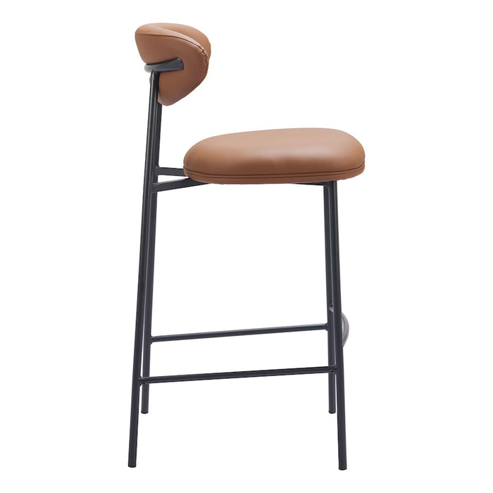 Zuo Modern Rorun BarStool Set of 2, Brown