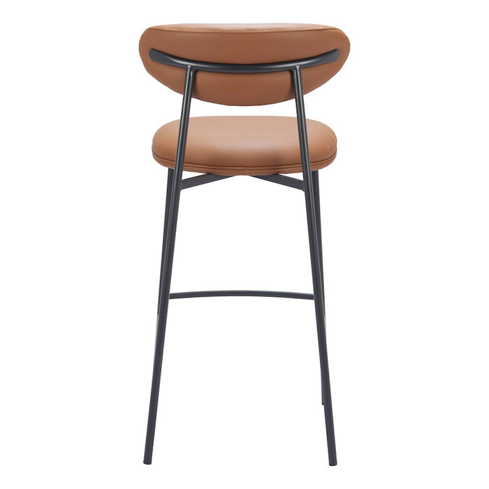 Zuo Modern Rorun BarStool Set of 2, Brown