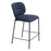 Zuo Modern Plat Counter Stool Set of 2, Blue