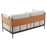 Zuo Modern Stirbe Loveseat, Gray