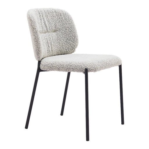 Zuo Modern Plat Dining Chair Set of 2, Gray
