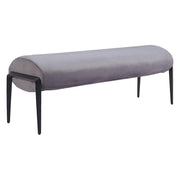 Zuo Modern Glatt Bench, Gray - 110350