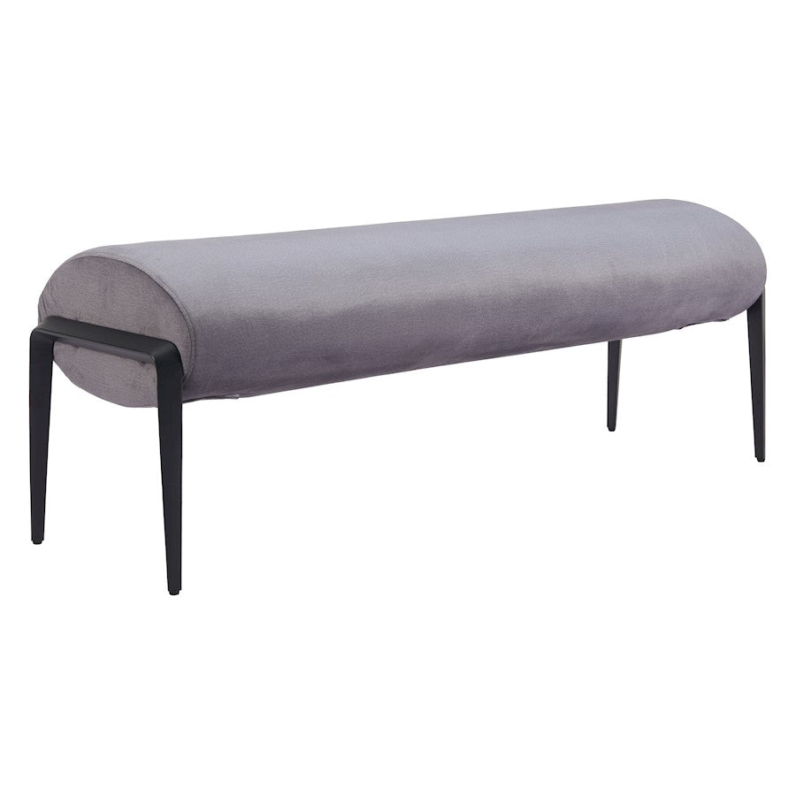 Zuo Modern Glatt Bench, Gray - 110350