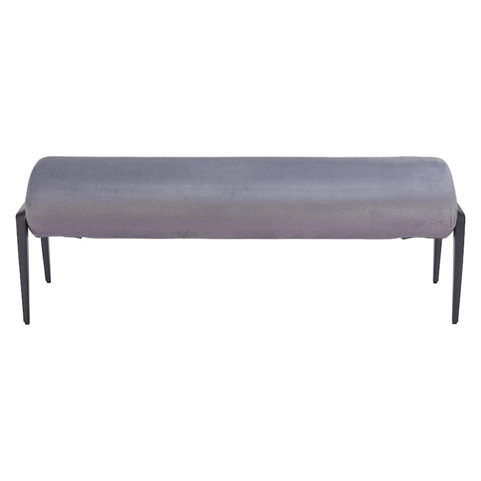 Zuo Modern Glatt Bench, Gray