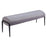 Zuo Modern Glatt Bench, Gray