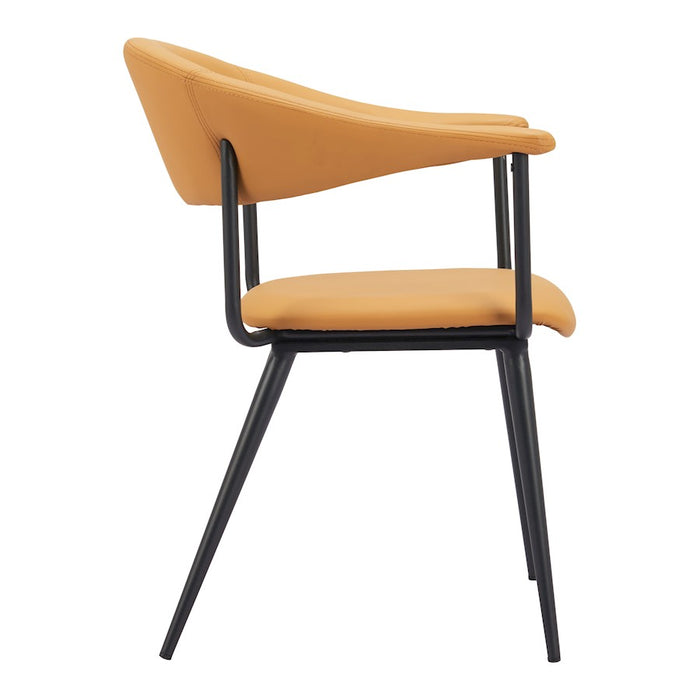 Zuo Modern Sima Dining Chair, Brown