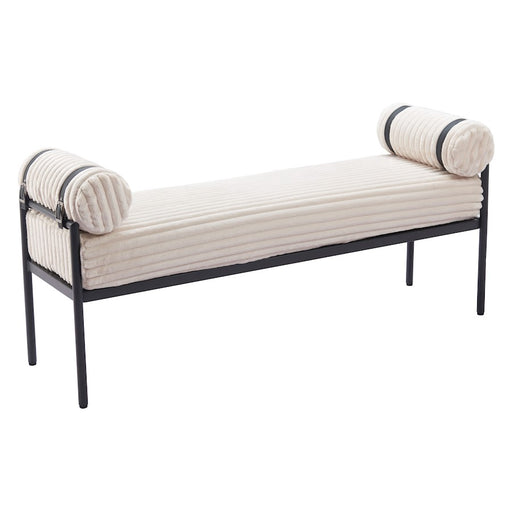 Zuo Modern Barrow Bench, Cream
