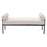 Zuo Modern Barrow Bench, Cream