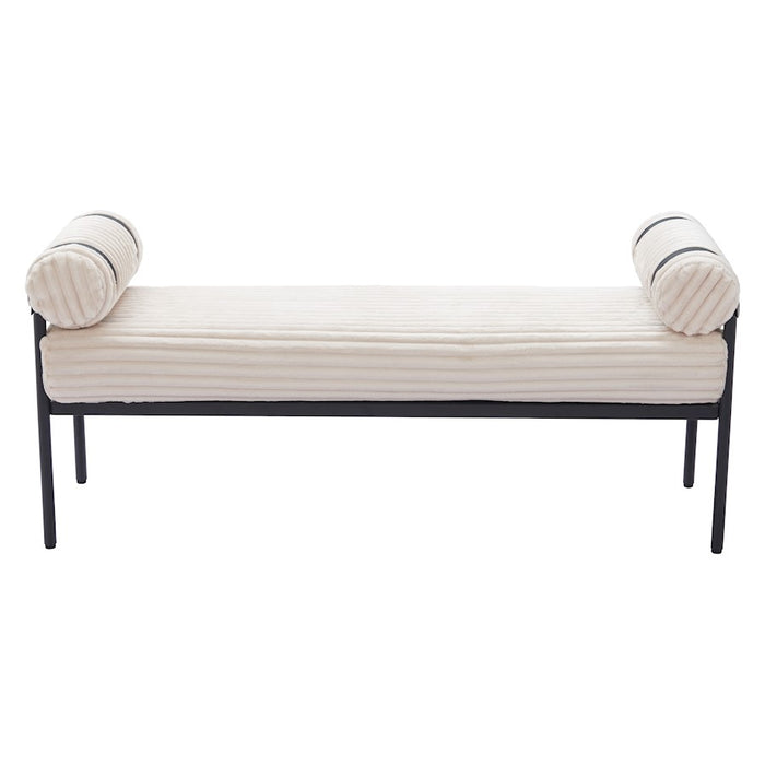 Zuo Modern Barrow Bench, Cream
