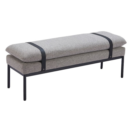 Zuo Modern Padd Bench, Gray
