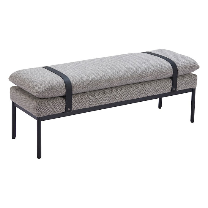 Zuo Modern Padd Bench, Gray