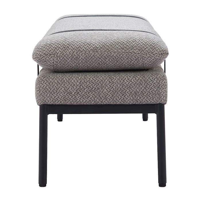 Zuo Modern Padd Bench, Gray