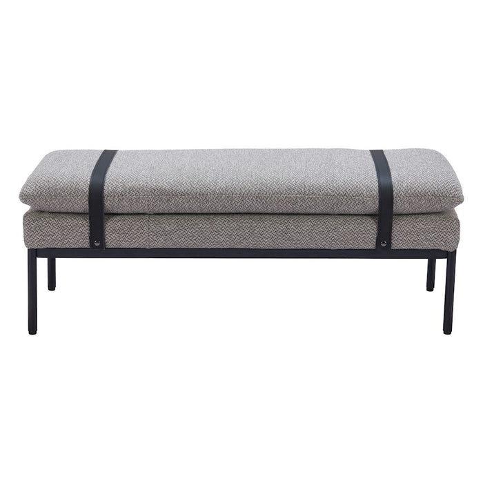 Zuo Modern Padd Bench, Gray