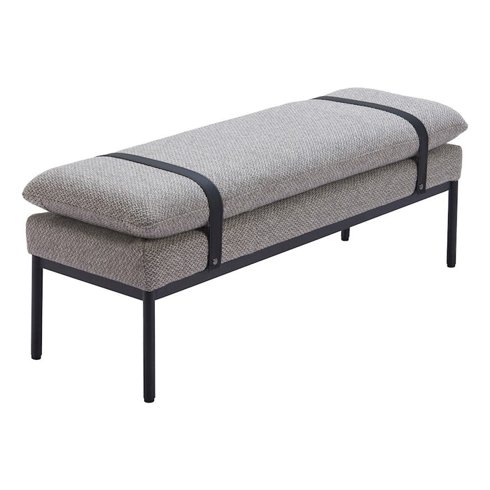 Zuo Modern Padd Bench, Gray