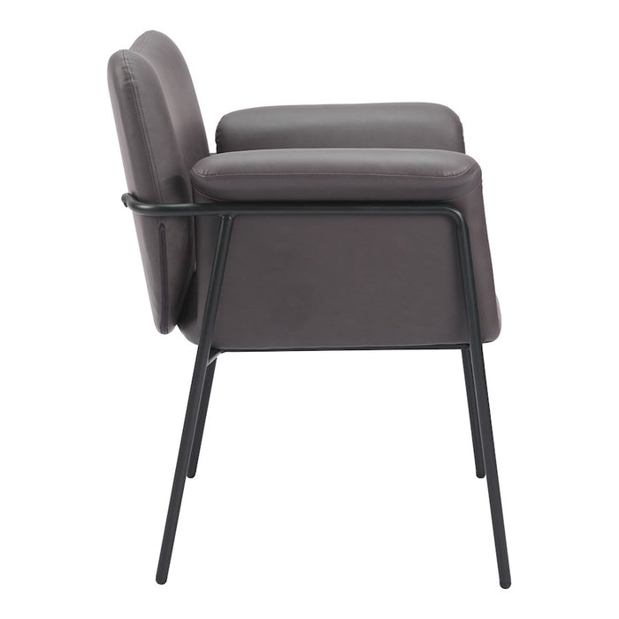 Zuo Modern Heritage Accent Chair, Brown