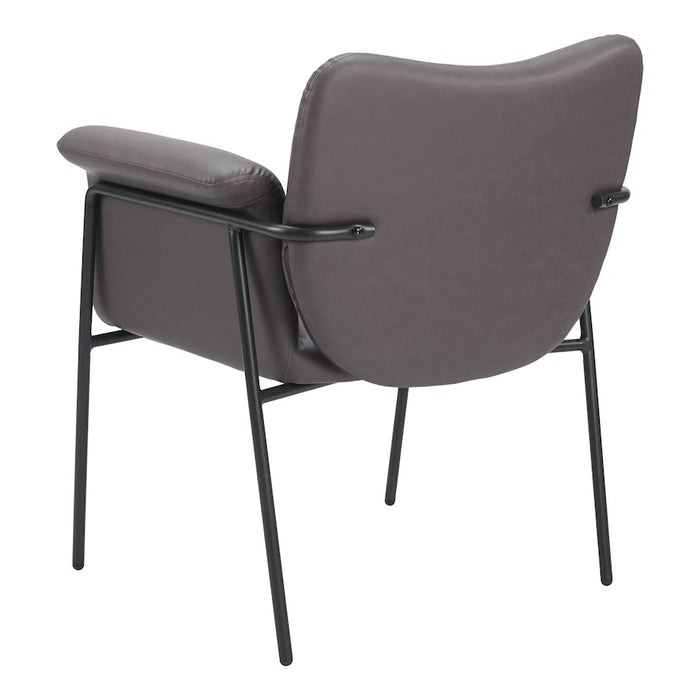 Zuo Modern Heritage Accent Chair, Brown
