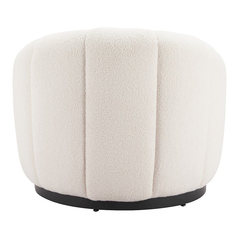 Zuo Modern Bhutan Accent Chair, Cream