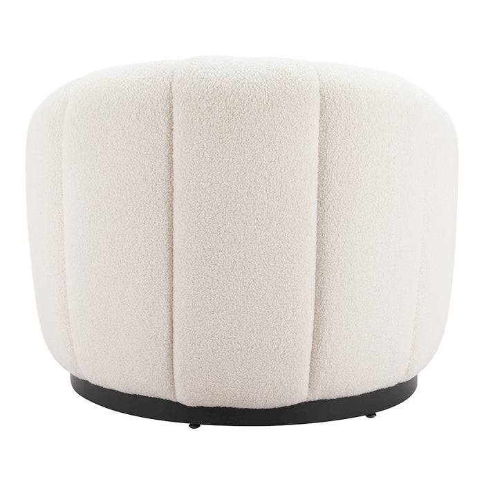 Zuo Modern Bhutan Accent Chair, Cream
