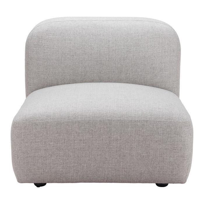 Zuo Modern Biak Middle Chair, Gray