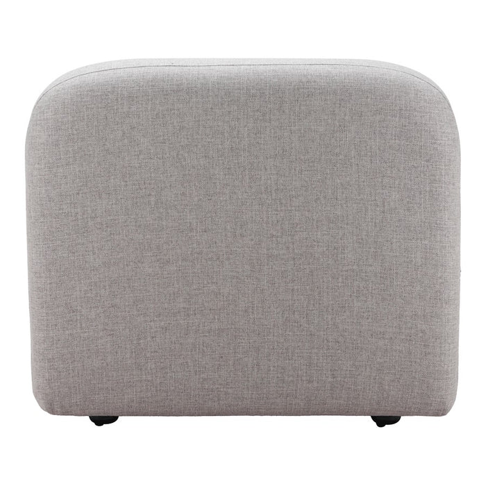 Zuo Modern Biak Middle Chair, Gray