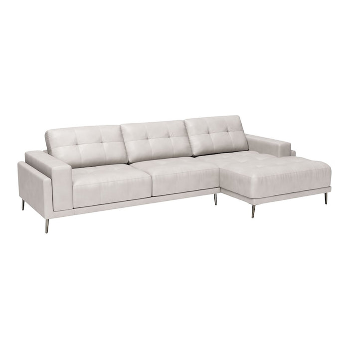 Zuo Modern Bliss RAF Chaise Sectional, Beige